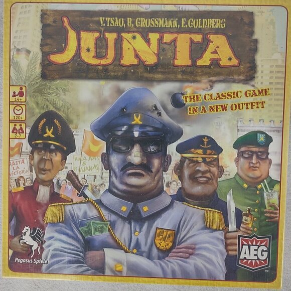 Junta Board Game by Vincent Tsao 2015 AEG Group, New and Sealed - Picture 2 of 14